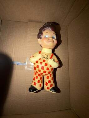 Vintage Big Boy Restaurant Advertising Vinyl Coin Bank